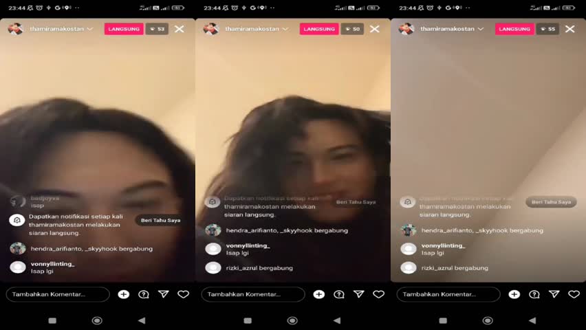 Nonton Bokep Indo ThamiramaKostan Ceweknya Nyepong Live Instagram Skandal